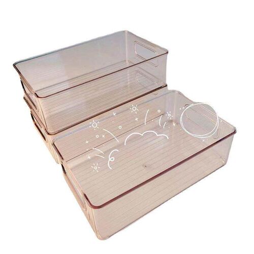 Portable Transparent Makeup Organizer Storage Box Acrylic Ma