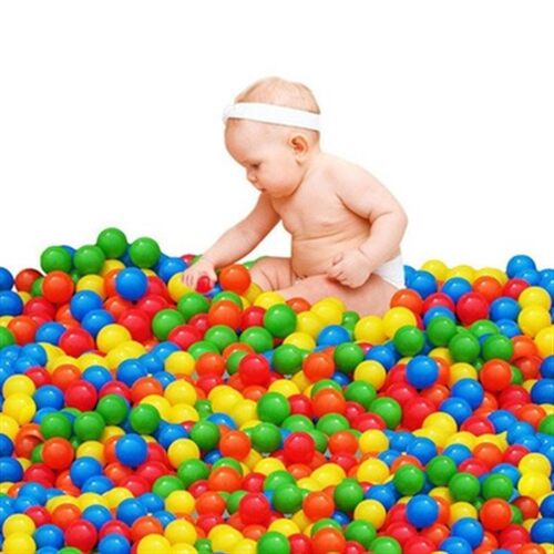50pcs new kids baby colorful soft play balls toy for ball pi