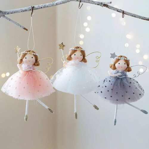 Cute Navidad Angel Girls Pendant Christmas Decoration Home D