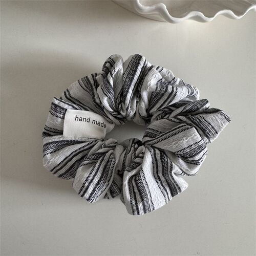 Fresh Fresh Sea Salt Striped Jumbo Hair Scrunchie Versatile