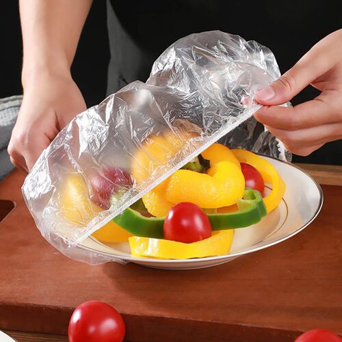 Disposable Food ver Elastic Plastic Wrap Food Grade Food Lid