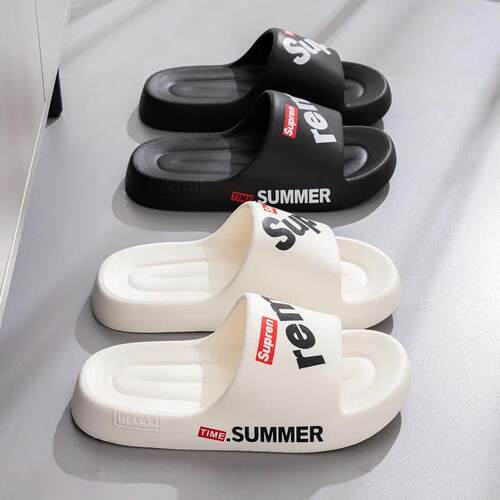 2025 Summer malist Thick Sole Slides for Men - Anti-Slip Sof