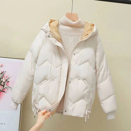 2023 New Fashion Korean Loose Autumn Winter Parkas Women Sho