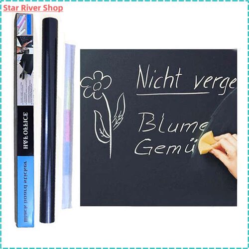 Blackboard Vinyl Peel and Stick Self Adhesive Chalkboard Wal