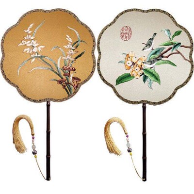 Suzhou Double Sided Embroidery Classical Decorative Fan