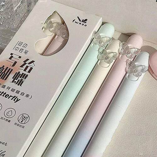 Creative Gradient Color Butterfly Neutral Pen High Quality N