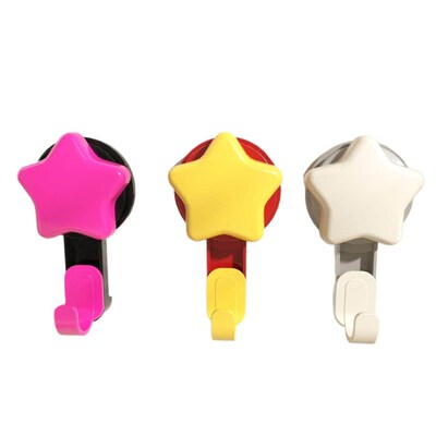 Dopamine-inspired star-shaped suction hook, powerful no-dril