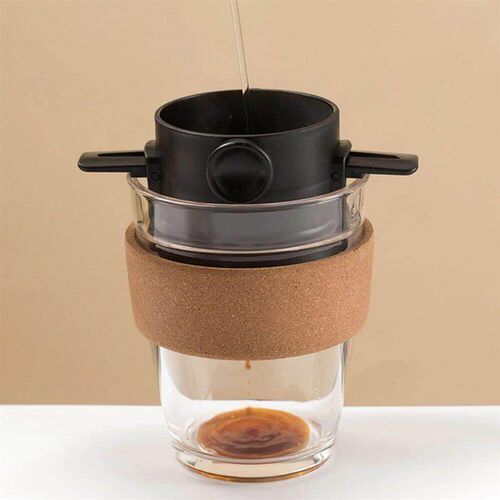 500-mesh Folding Hand-flush Coffee Filter Cup Filter Free Pa