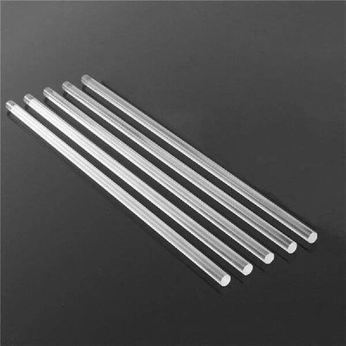 3Mmx250mm Round Shape Solid Acrylic Rod Pmma Extruded Bar