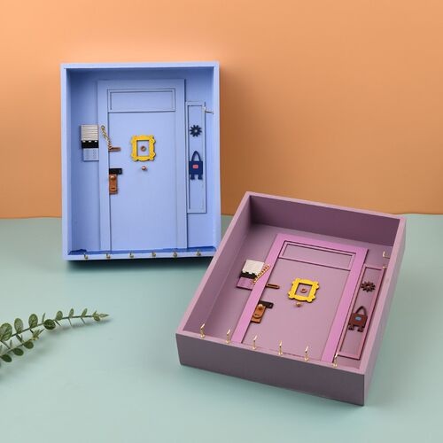 Tv Show Friend Keychain Monicas Door Frame Purple Door Hang