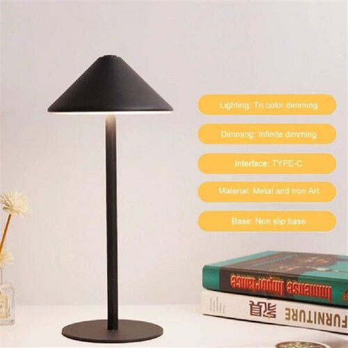 Outdoor Table Lamp Stepless Dimming Cordless Table Lamp USB