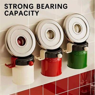 Wall Mounted Toothbrush Storage Rack Set No Drill