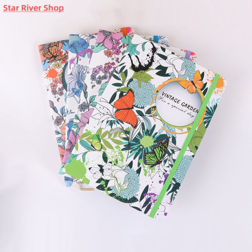 A5/A6 Notebook Butterfly Flower Creative Trends Notepad Stud