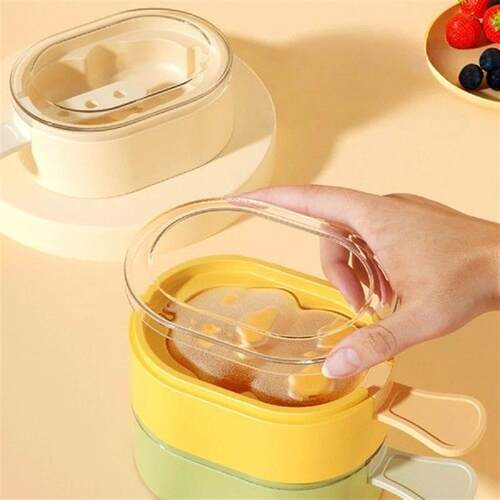 3pcs BPA-Free Plastic Ice  Molds Set, Cute Duck Shape DIY