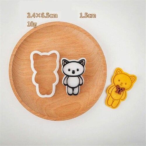 Lovely Cartoon Animals Biscuits Cutter Cookie Stamp Kitchen