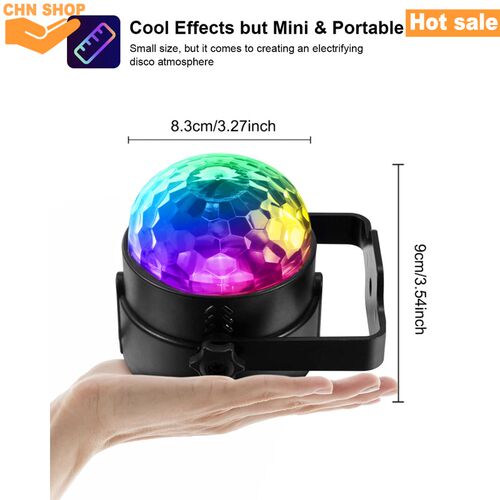 Sound Activated Party Lights with Remote DJ Lighting Disco