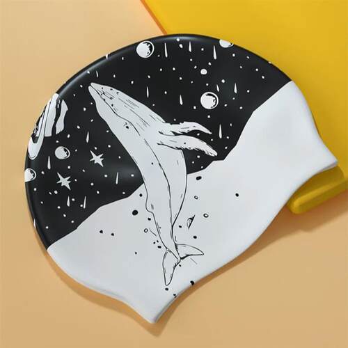 Silicone Swimming Cap Pool Equipment Antislip Waterproof Swi