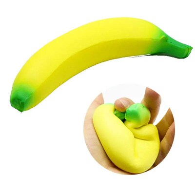 Anti-sress Squishy Banana Toys Slow Rising Jumbo Squishy Fru