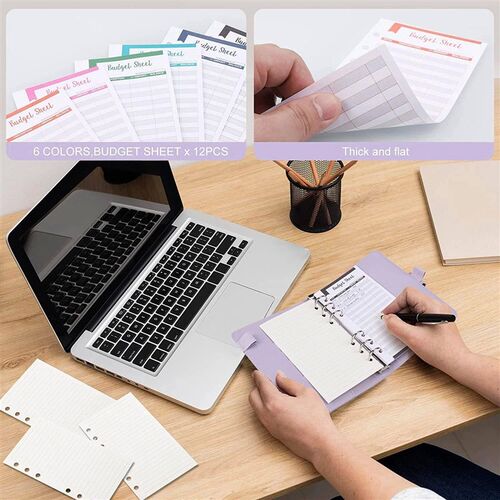 2024 Budget Binder Notebook Planner Cash Envelope Savings Mo