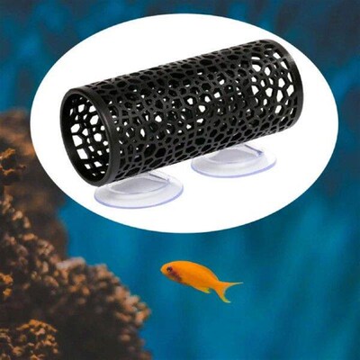 Betta Tunnel Tank Decoration,Fish Hideout Enrichment