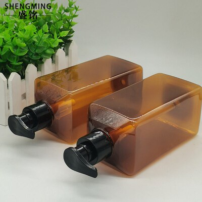 500ML High-grade Shoulder Shampoo Square Bottle Shampoo Bott
