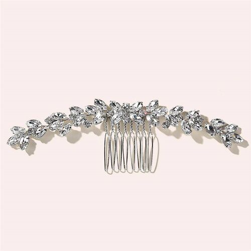 Classical Womens Hair Bun Coiffure Rattan Rhinestone Weldin
