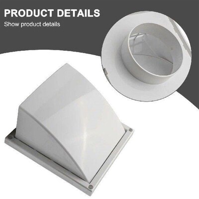 ABS Exhaust Hood ABS Exterior Wall Ventilation Grille