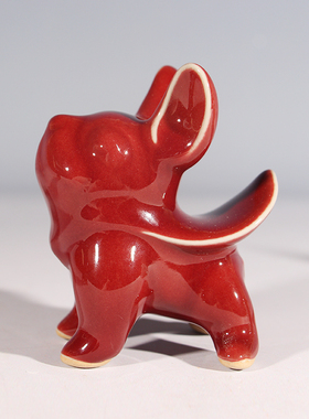 钧瓷法斗仿真斗牛犬招财狗文创摆件陶瓷茶宠送男生吉祥物礼盒装