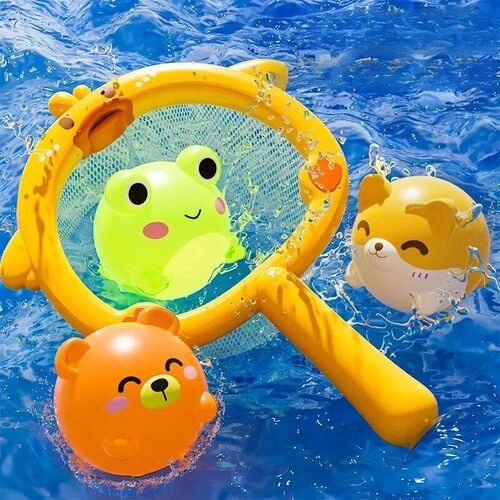LED Light Up Toys Baby Cute Animals Bath Toy Swimming Water