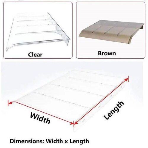 Front Door Canopy Invisible Canopy Exterior Heavy Duty