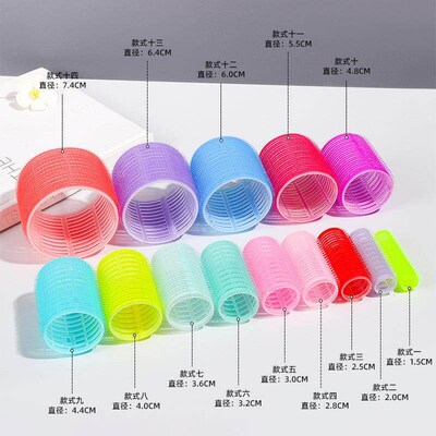 6Pcs/Set Different Size Self Grip Hair Rollers Magic