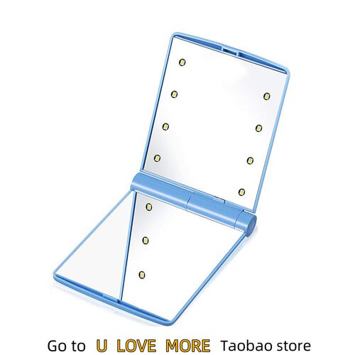 1Pcs with 8 LED Foldable Lights Lamps Women Makeup Mirrors L