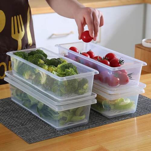 Japanese-style refrigerator storage box for fish and meat, s