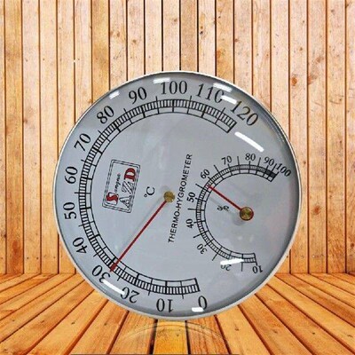 Stainless Steel Thermometer Hygrometer for Sauna Room