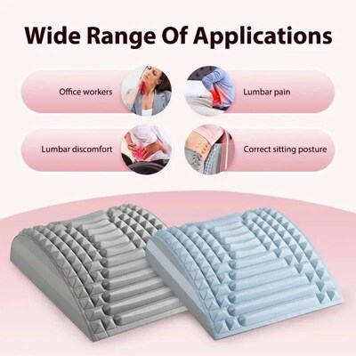 Back Stretcher Lower Back Pain Relief Device 3 Level Back Cr