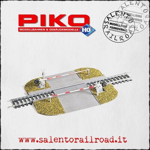 1 set PIKO 55725 Rail Level Crossing Gate with Barriers HO
