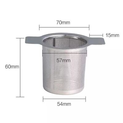 Tea Mesh Metal Infuser Strainer Tea Leaf Filter with Cover F