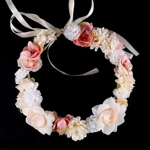 Boho Style Flower Headbands for Women Girls Floral Garland W