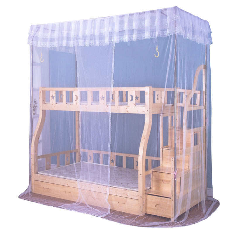 蚊帐子母床落地式上下铺高低床柜梯式蚊帐不锈钢支架蚊帐不打孔,床上用品,蚊帐,淘宝优惠券,粉丝福利购,淘宝优惠卷