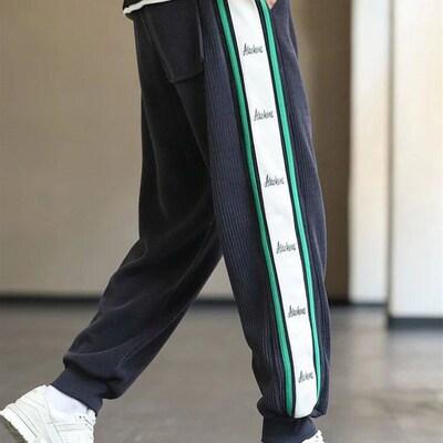 2023 Fall/Winter Corduroy Sweatpants Men Baggy Joggers Fashi