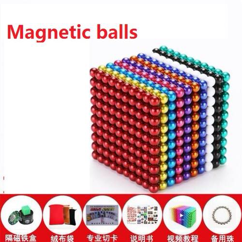 1000 magnetic balls ball magnetic magic luminous assembly
