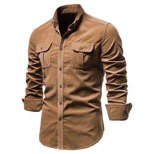 Business Casual Fashion Cotton Shirts Shirt Spring Top Mens