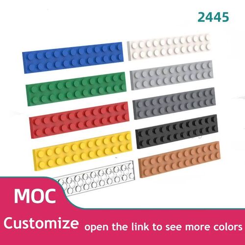 20Pc Small Particle 2445 2x12 Plate Building Block Flat DIY