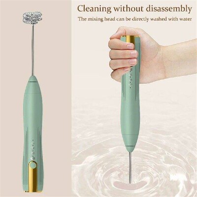 Electric Coffee Whisk 3 Speeds Mini Stirrer Whipper