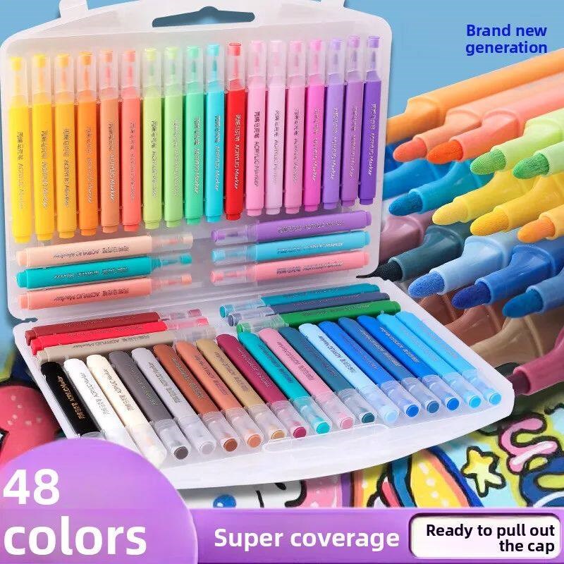 Wholesale Acrylic Art Markers Colors Kids Drawing Set Colors图片