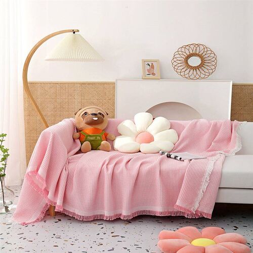 Solid Color Sofa Cover Sofa Blanket Sofa Towel Nordic Simple