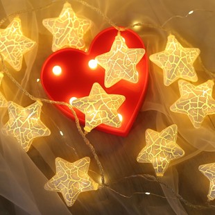 LED string lamps Crackle star lights Christmas decoration
