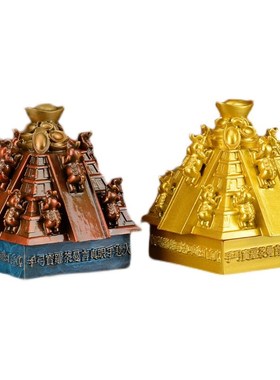 铜财象高升摆件象摆件吉祥如意招客厅店铺办公室书桌开业财礼品