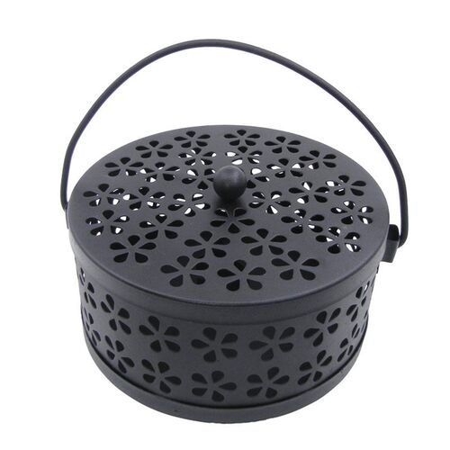 High Quality 2PC Iron Hollow Mosquito Coils Box Mosquito