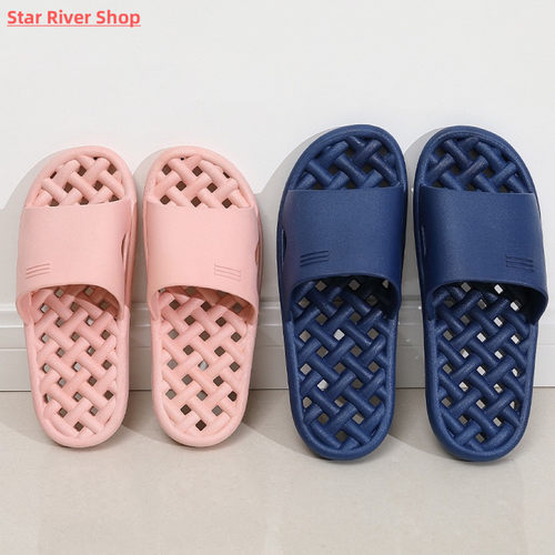 Home Mens Slippers Fashion Hollow Sandals Bathroom Bathing